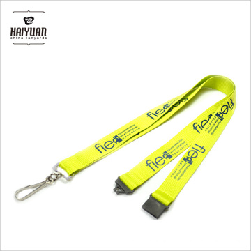 1 &quot;Lanyard grueso con el clip de J con el logotipo de encargo No MOQ